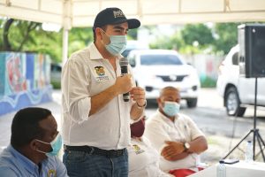 Gobernador Blel entrega rehabilitada Vía a Manzanillo del Mar