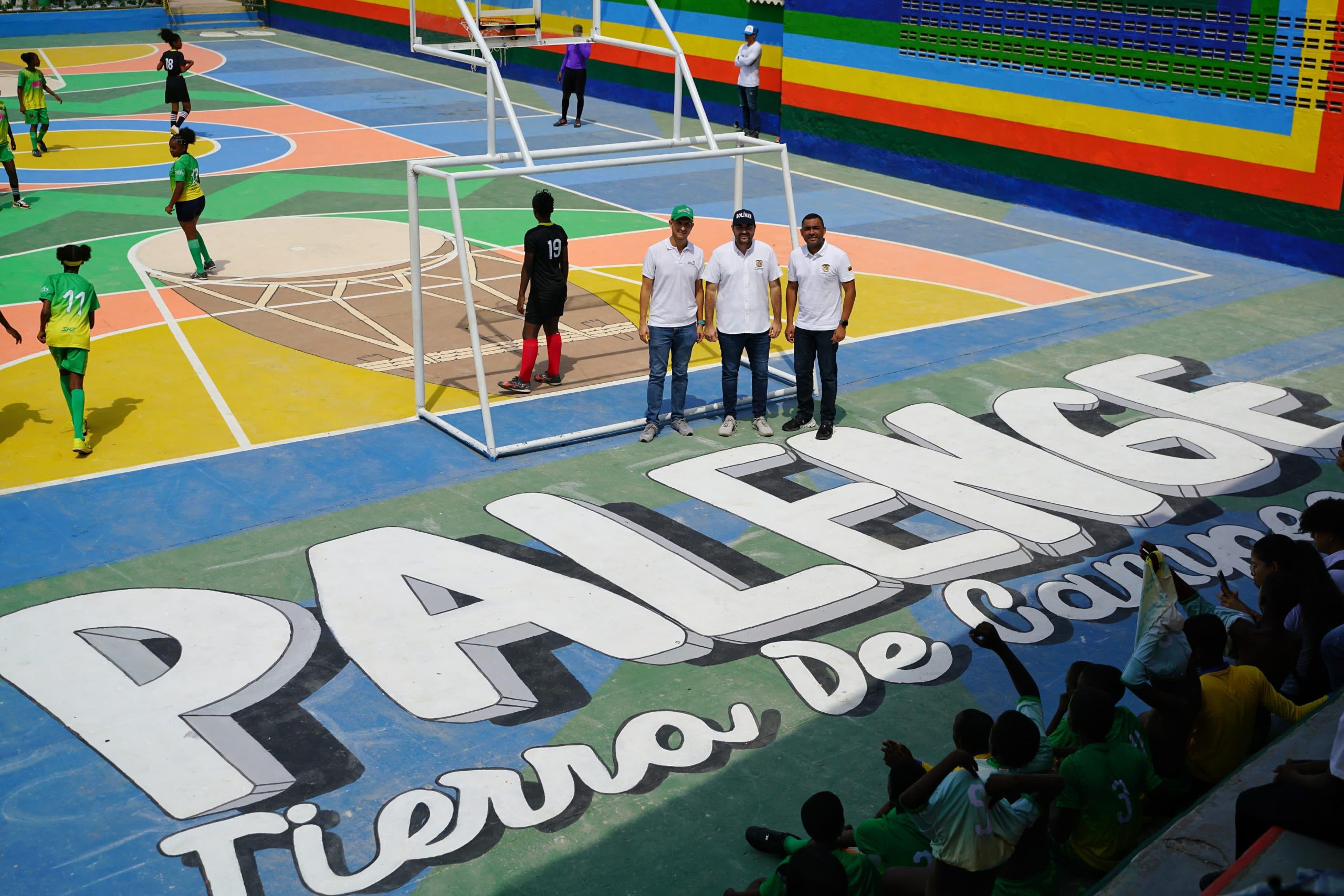 Nuevos espacios deportivos, +VIDA Palenque entrega la renovada cancha Pambelé